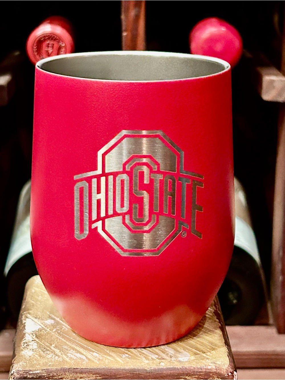 Ohio State University Insulated Wine Tumbler, 14 Oz